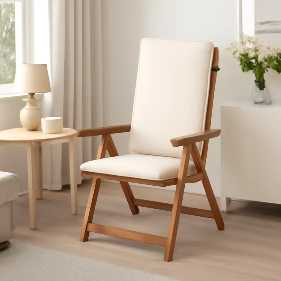 Møbelmontering NÄMMARÖ Hvilestol, ude, lysebrun med bejdse/Frösön/Duvholmen beige | Få et tilbud i dag