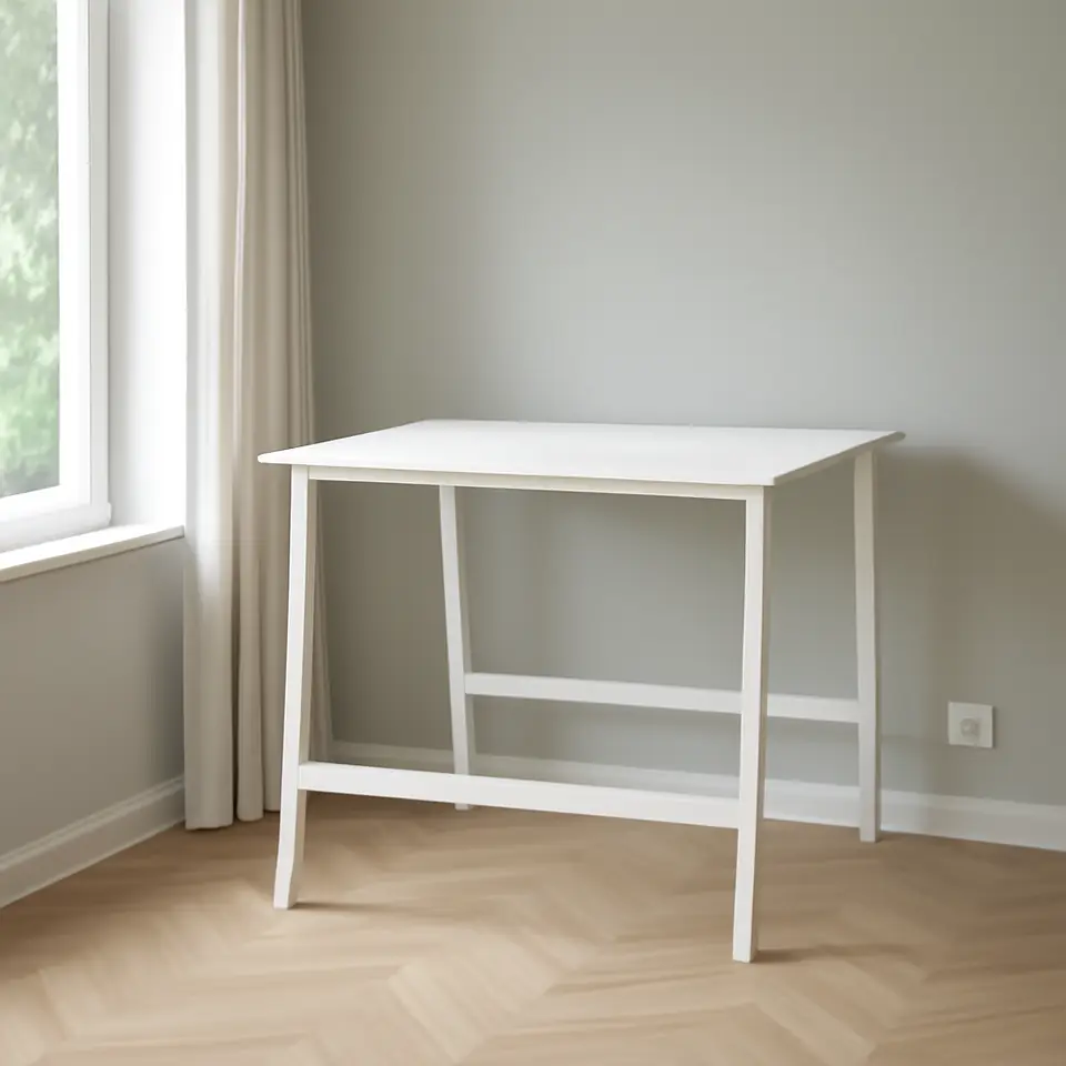 Møbelmontering MITTZON Konferencebord, hvid, 140x108x105 cm | Fast Pris i Storkøbenhavn