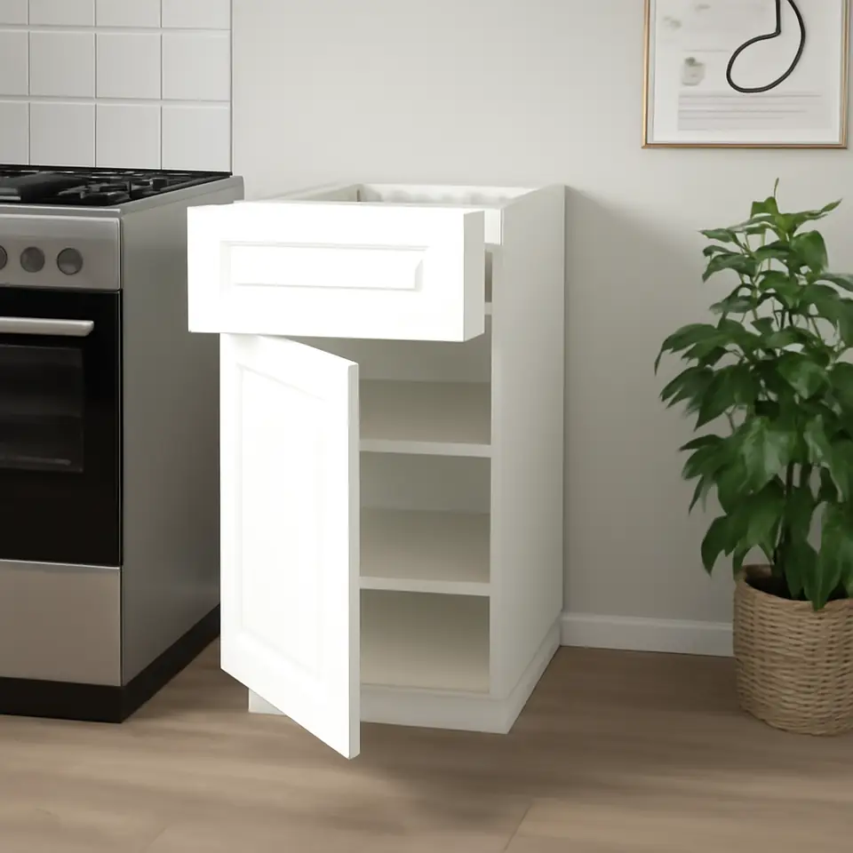 Møbelmontering METOD / MAXIMERA Underskab med skuffe/låge, hvid/Axstad mat hvid, 40×60 cm | Samling af Møbler i Rødovre & Kbh