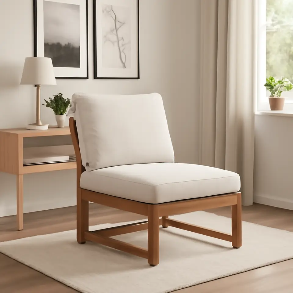 Møbelmontering NÄMMARÖ Lænestol, ude, lysebrun med bejdse/Frösön/Duvholmen beige | Billig & Hurtig i København