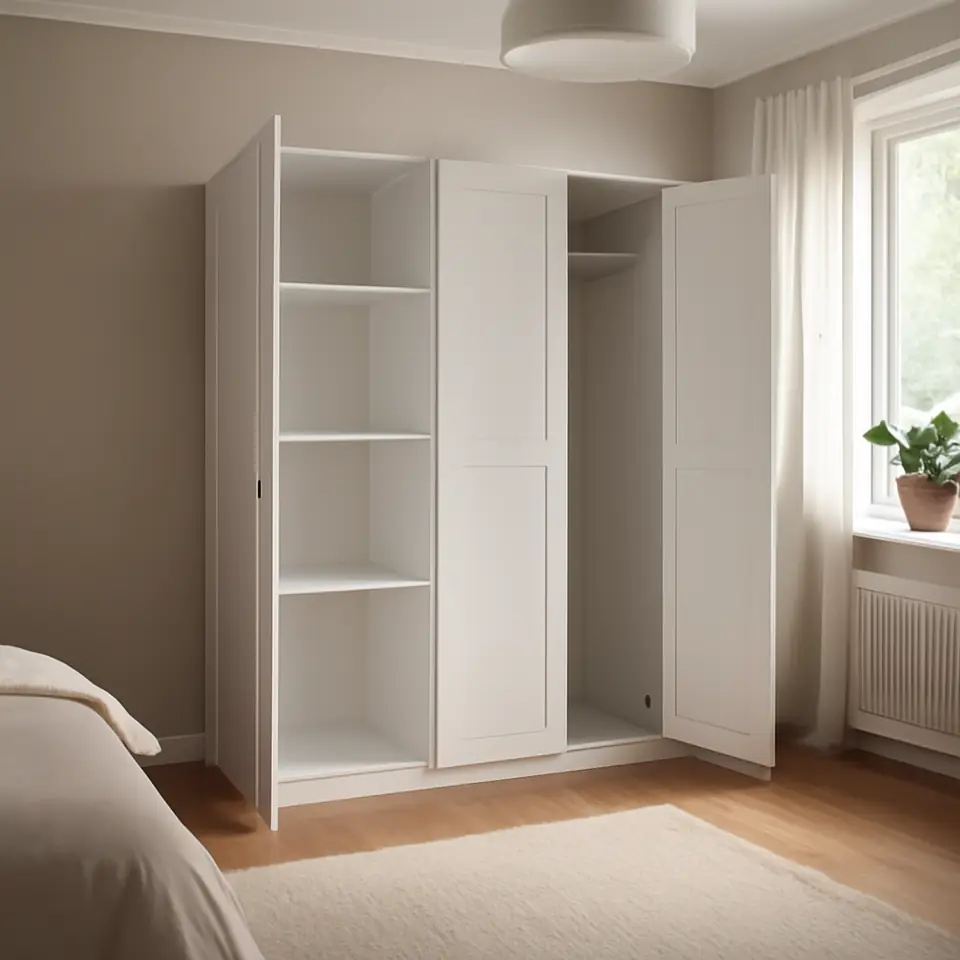 Møbelmontering PAX / GRIMO Garderobekombination, hvid/hvid, 150x60x201 cm | Samling af Møbler i Rødovre & Kbh