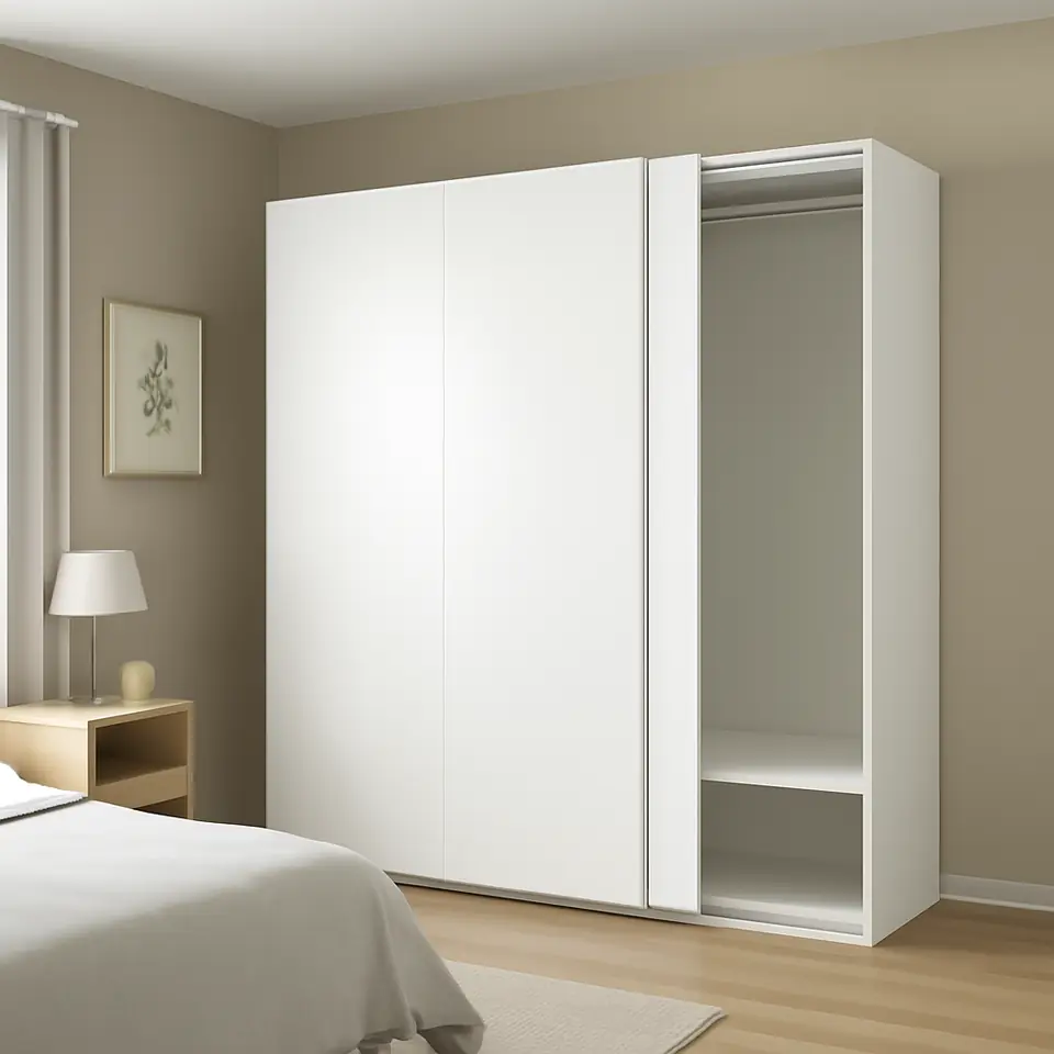 Møbelmontering PAX / HASVIK Garderobeskab, hvid/hvid, 200x66x201 cm | Professionel Møbelmontør