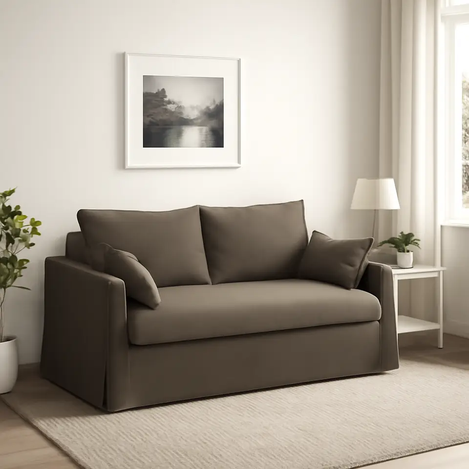 Møbelmontering HYLTARP Sovesofa, Gransel gråbrun | Fast Pris i Storkøbenhavn