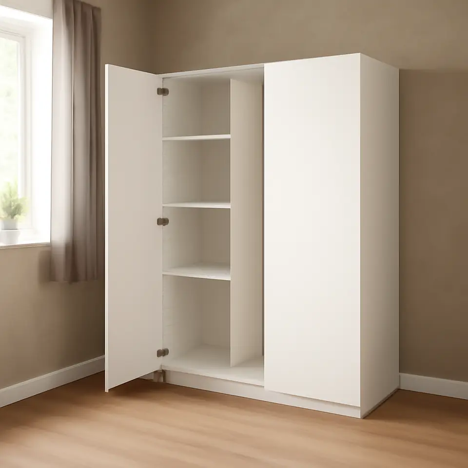 Møbelmontering PAX / FORSAND Garderobekombination, hvid/hvid, 150x60x201 cm | Billig & Hurtig i København