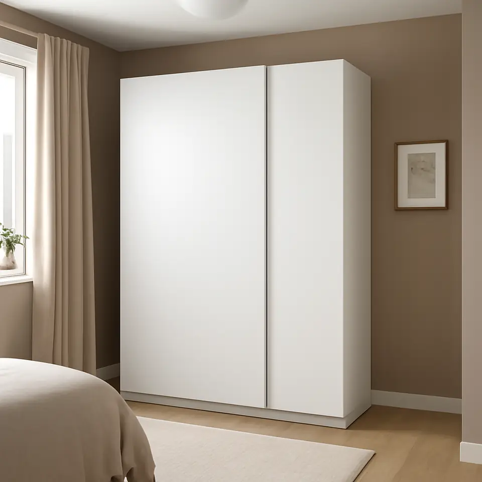 Møbelmontering PAX / HASVIK Garderobekombination, hvid/hvid, 150x66x201 cm | Billig & Hurtig i København