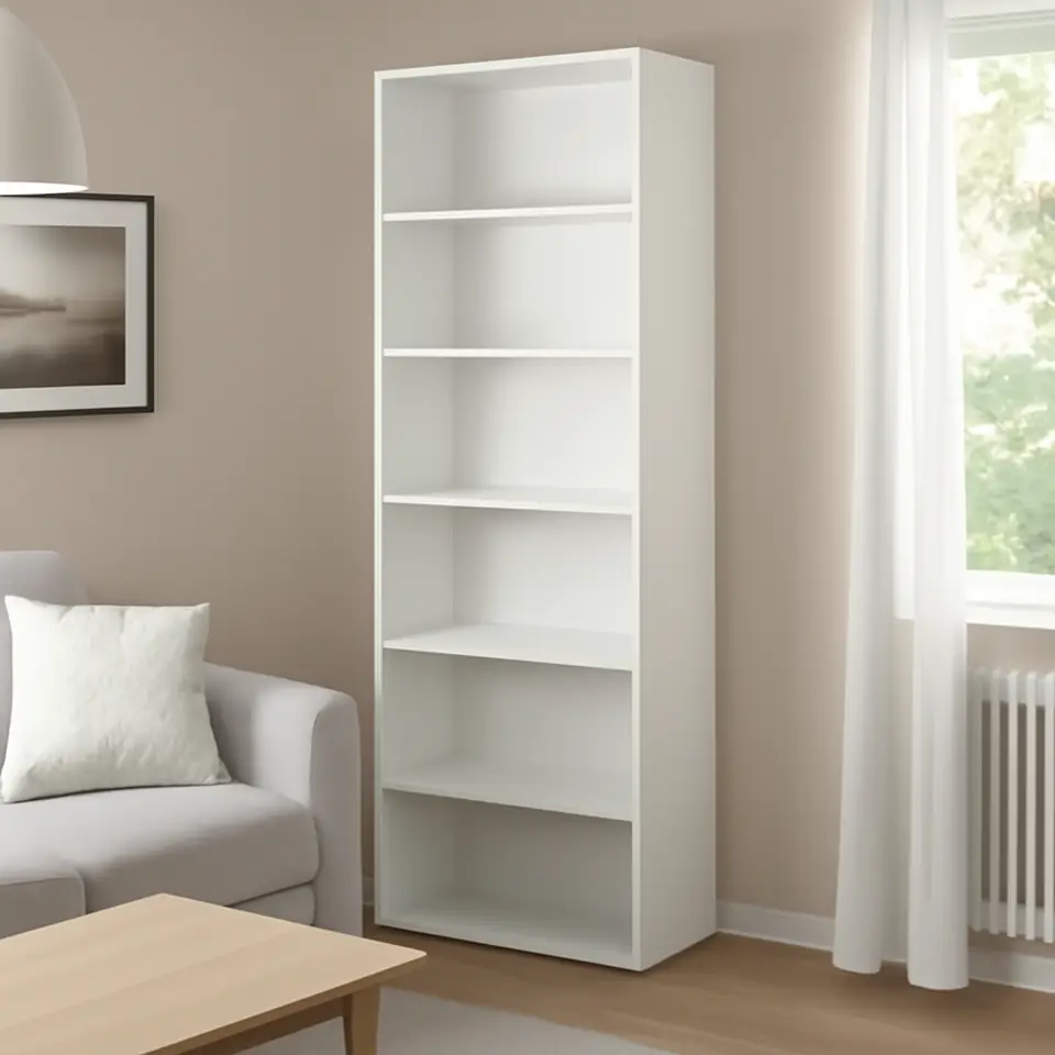 Møbelmontering BESTÅ Reol, med fem hylder/hvid, 60x40x193 cm | Samling af Møbler i Rødovre & Kbh