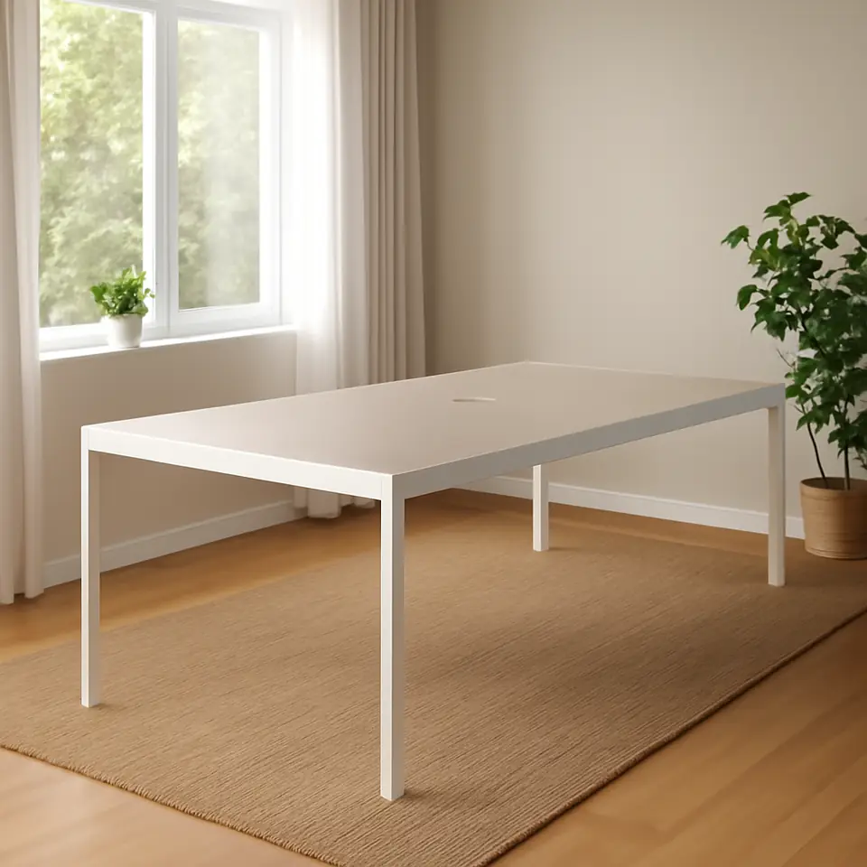 Møbelmontering SEGERÖN Bord, ude, hvid/beige, 91×212 cm | Samling af Møbler i Rødovre & Kbh