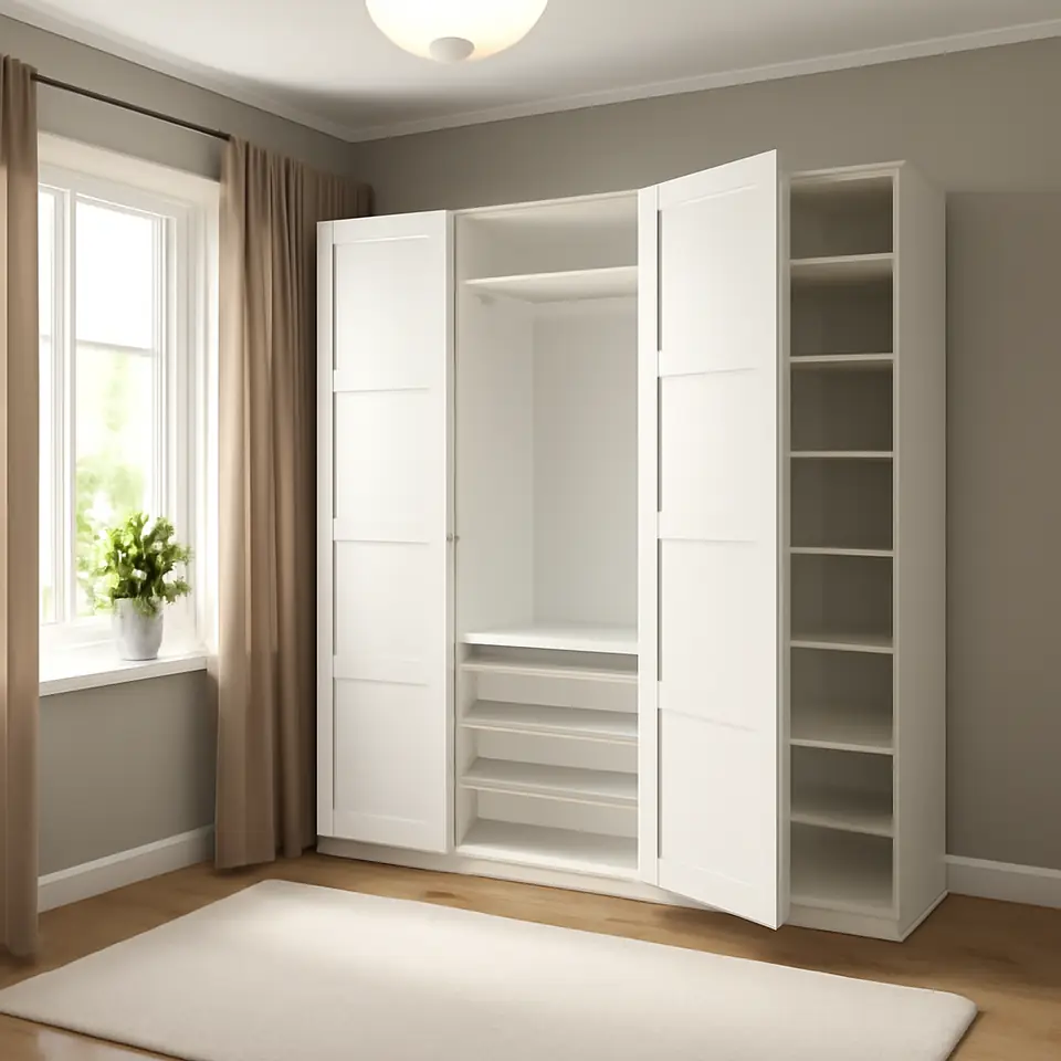 Møbelmontering PAX / BERGSBO Garderobeskab, hvid/hvid, 150x60x236 cm | Samling af Møbler i Rødovre & Kbh