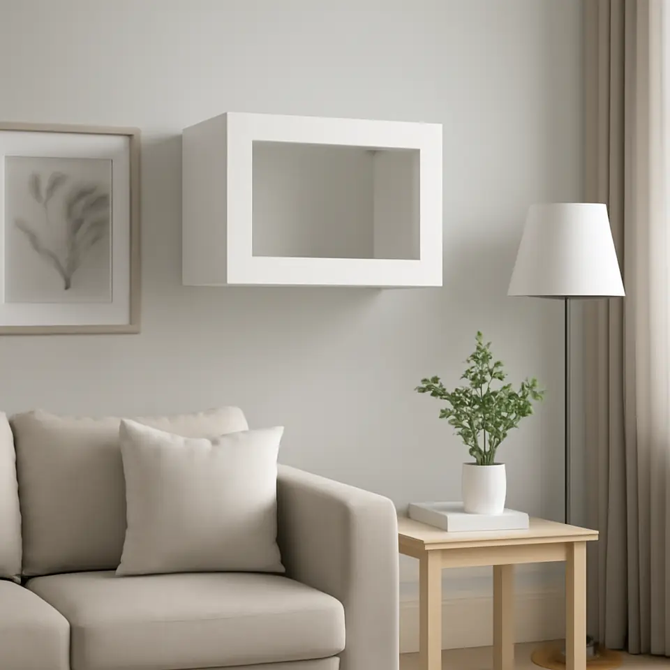 Møbelmontering BESTÅ Vægmonteret skabskombination, hvid/Ostvik hvid/klart glas, 60x42x38 cm | Billig & Hurtig i København