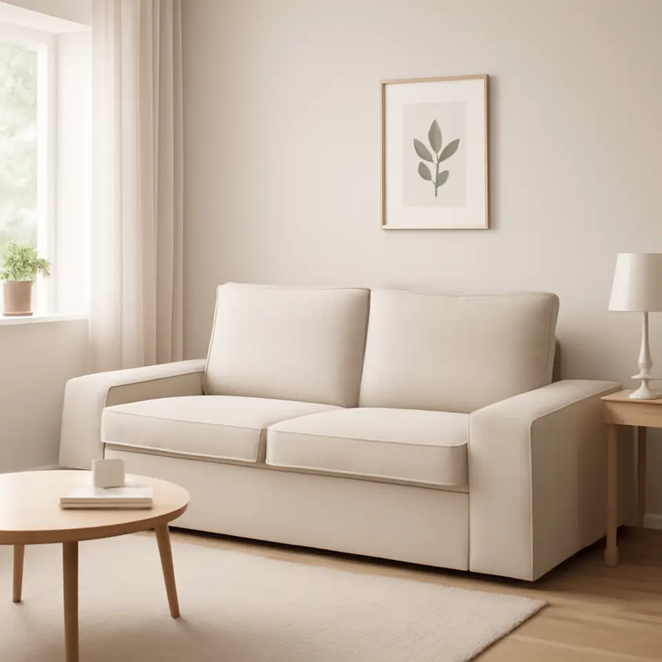 Møbelmontering KIVIK 2-pers. sofa, Tresund lys beige | Få et tilbud i dag