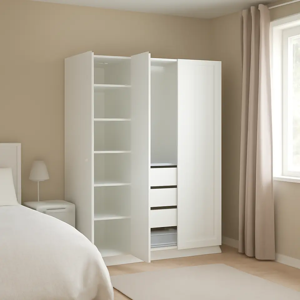 Møbelmontering PAX / GULLABERG Garderobekombination, hvid/hvid, 150x60x201 cm | Samling af Møbler i Rødovre & Kbh