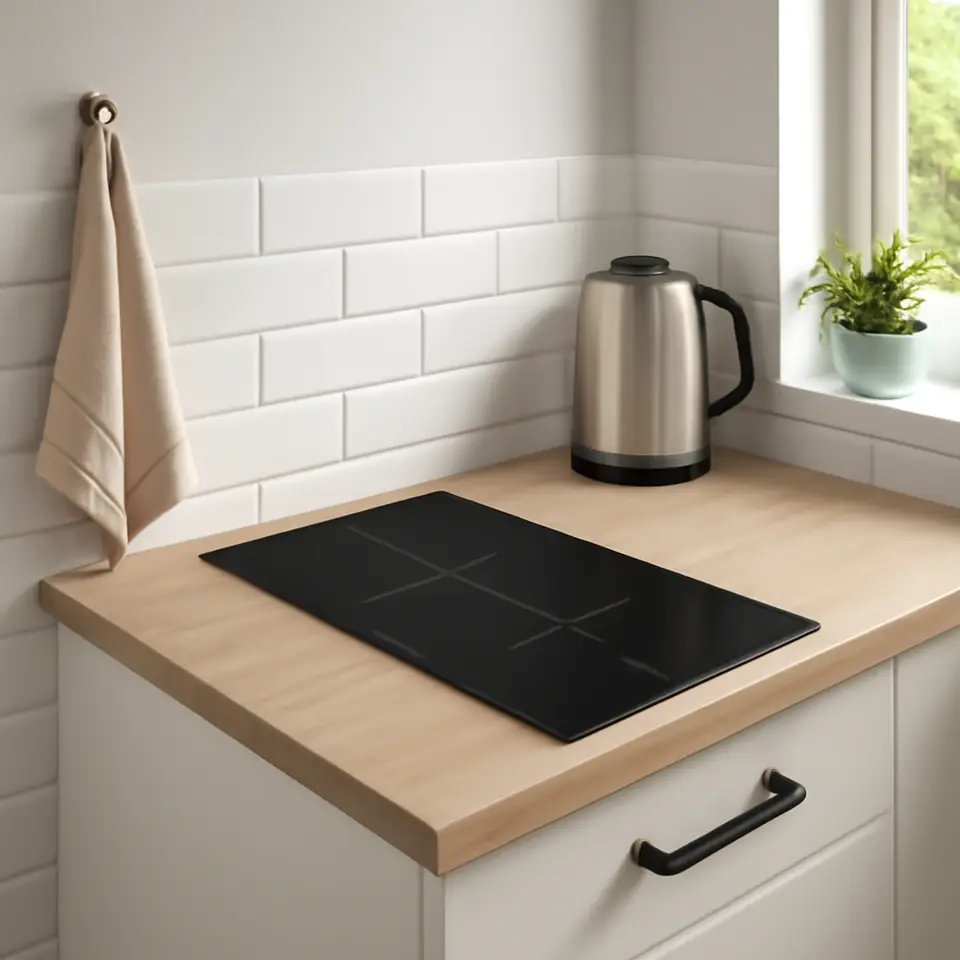 Møbelmontering VÄLBILDAD Induktionskogeplade, IKEA 300 sort, 29 cm | Billig & Hurtig i København