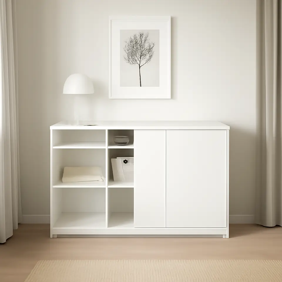 Møbelmontering VIHALS Opbevaringskombination, hvid, 190x47x90 cm | Billig & Hurtig i København
