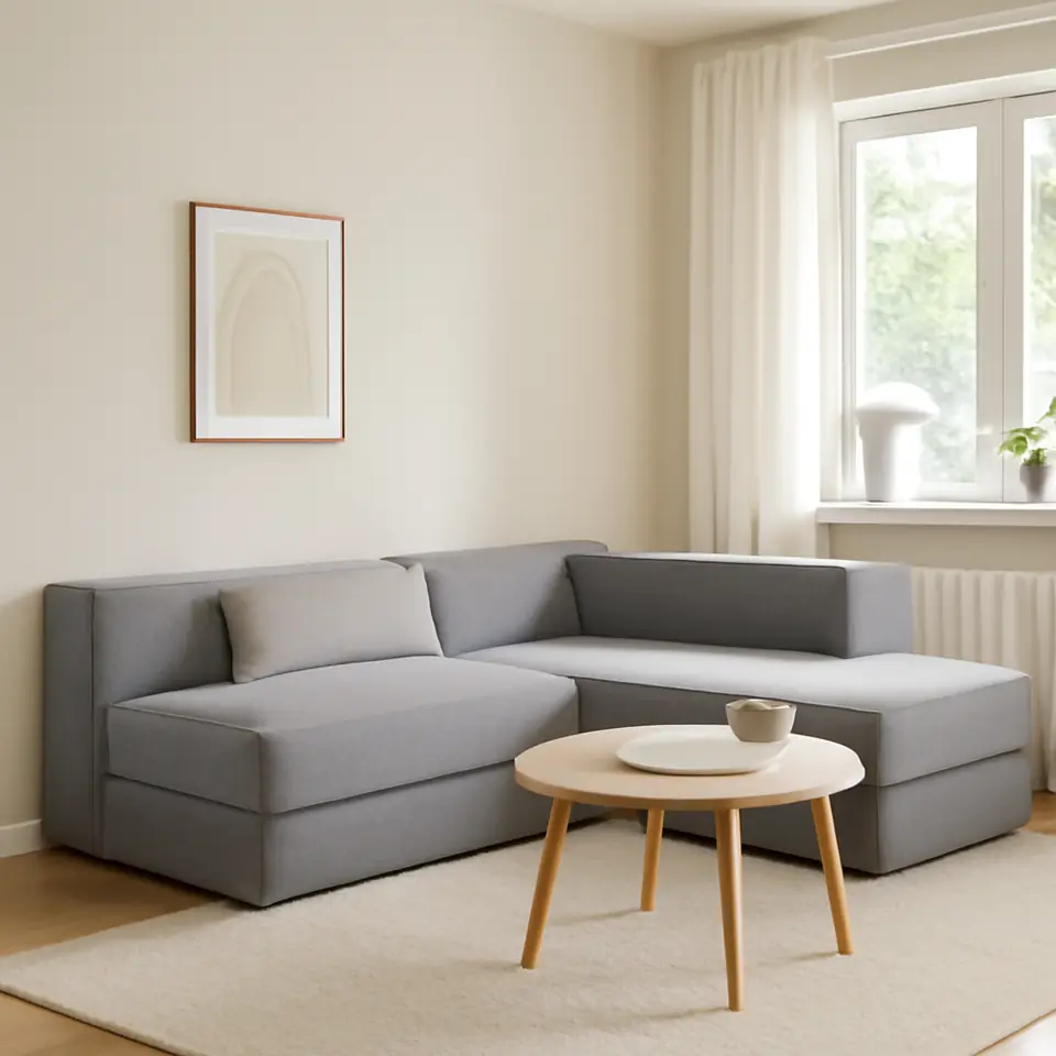 Møbelmontering JÄTTEBO Modulhjørnesofa 2,5 pers. m chaisel, højre/Tonerud grå | Professionel Møbelmontør