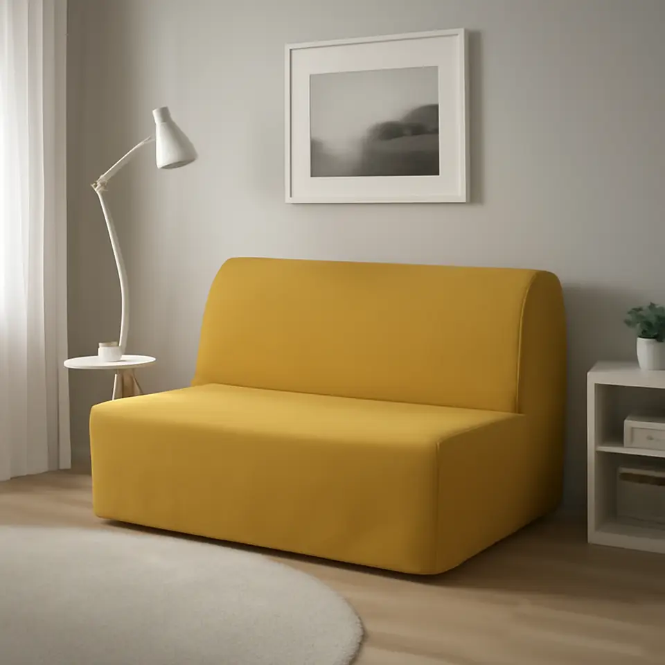Møbelmontering LYCKSELE MURBO Sovesofa, Vansbro gul | Professionel Møbelmontør