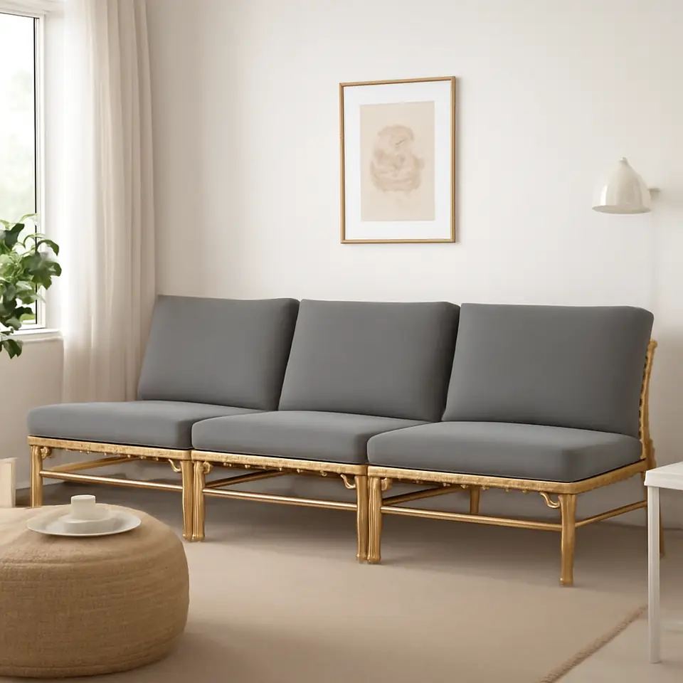 Møbelmontering TVARÖ 3-pers. modulopb. sofa, ude, brun/Frösön/Duvholmen mørkegrå | Billig & Hurtig i København