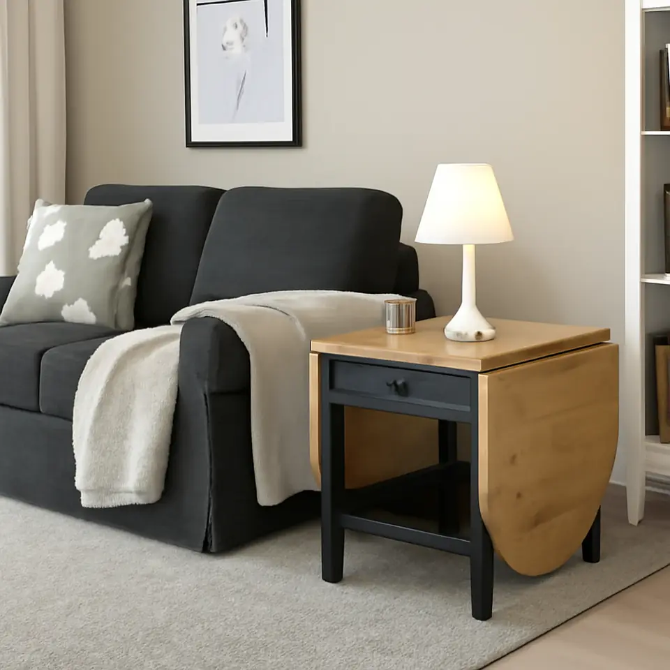 Møbelmontering ARKELSTORP Sofabord, sort, 65x140x52 cm | Få et tilbud i dag