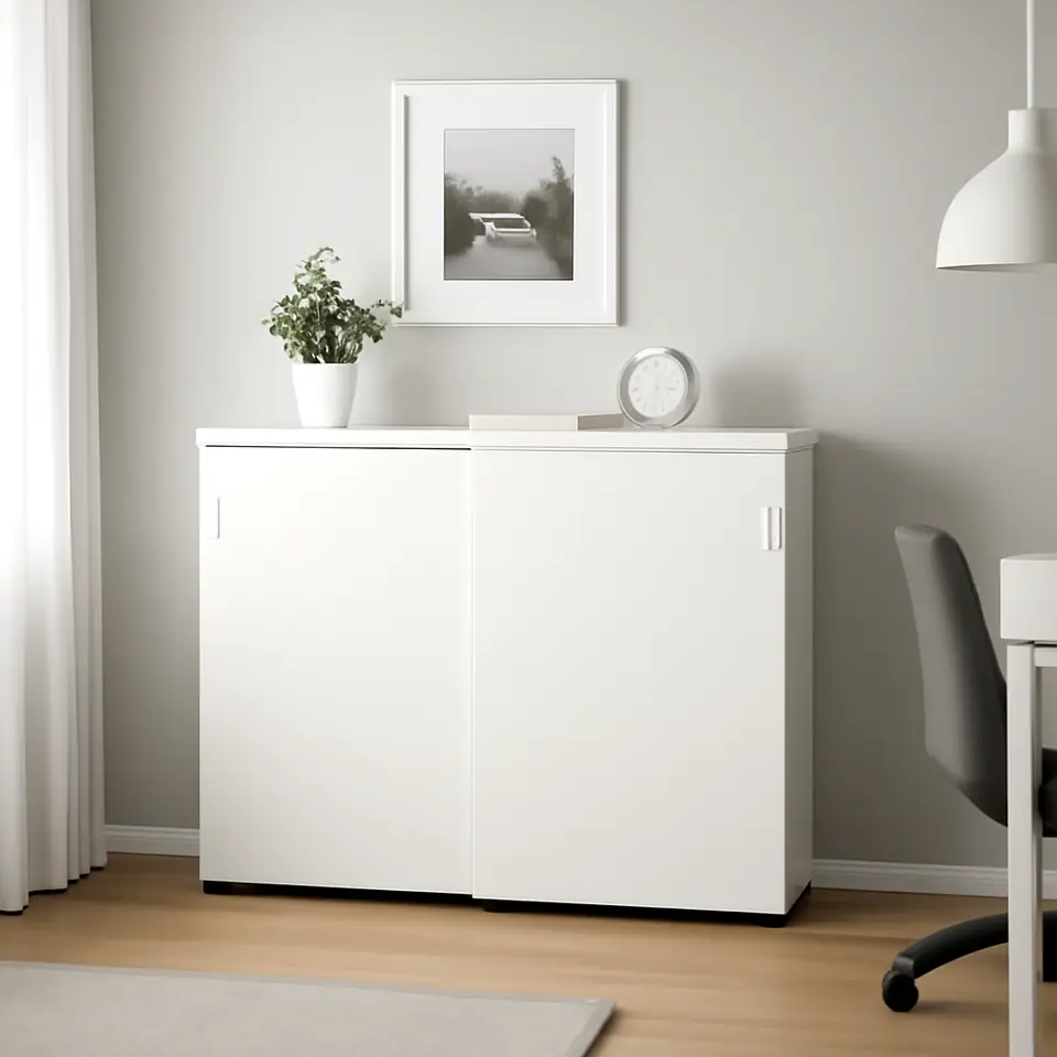 Møbelmontering GALANT Skab med skydedøre, hvid, 160×120 cm | Samling af Møbler i Rødovre & Kbh