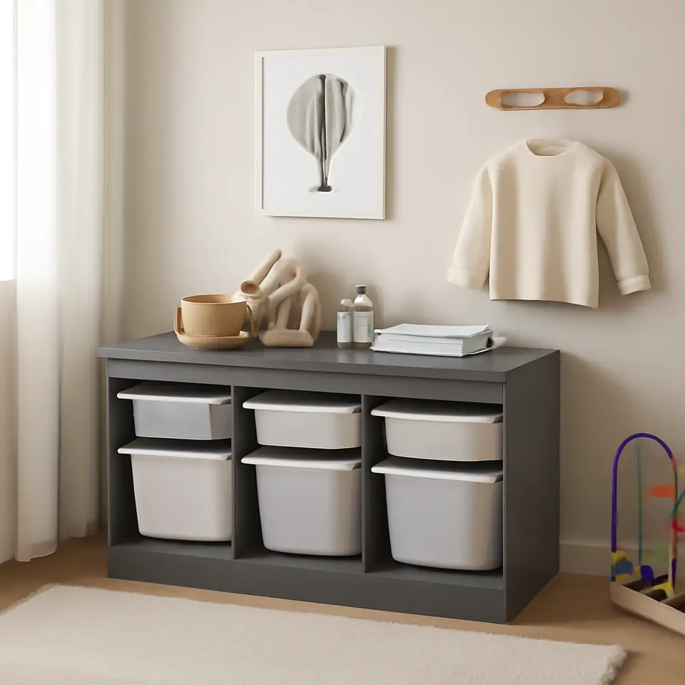 Møbelmontering TROFAST Stel, grå, 99x44x56 cm | Samling af Møbler i Rødovre & Kbh