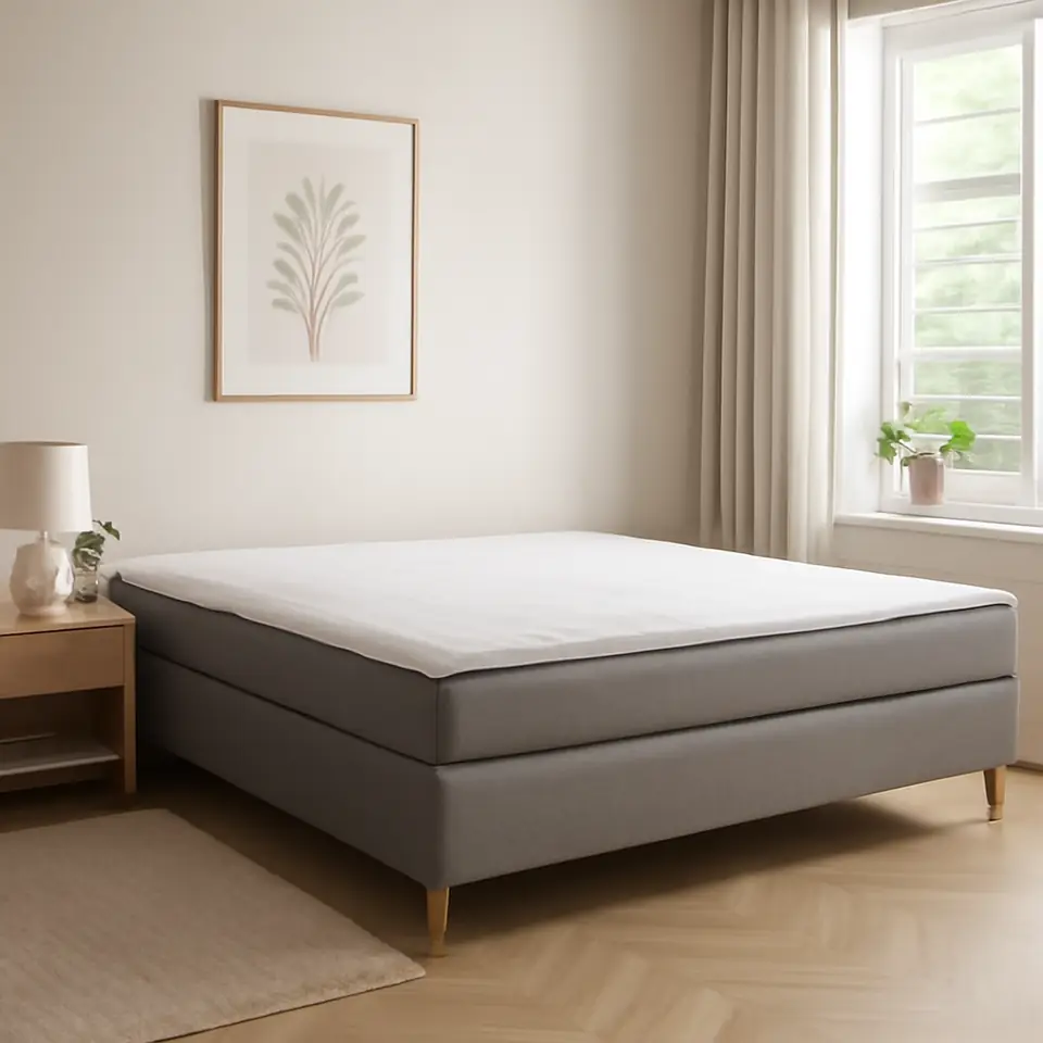 Møbelmontering Kontinentalseng 180x200cm LEIRKUP BC10 grå-23 | Få et tilbud i dag