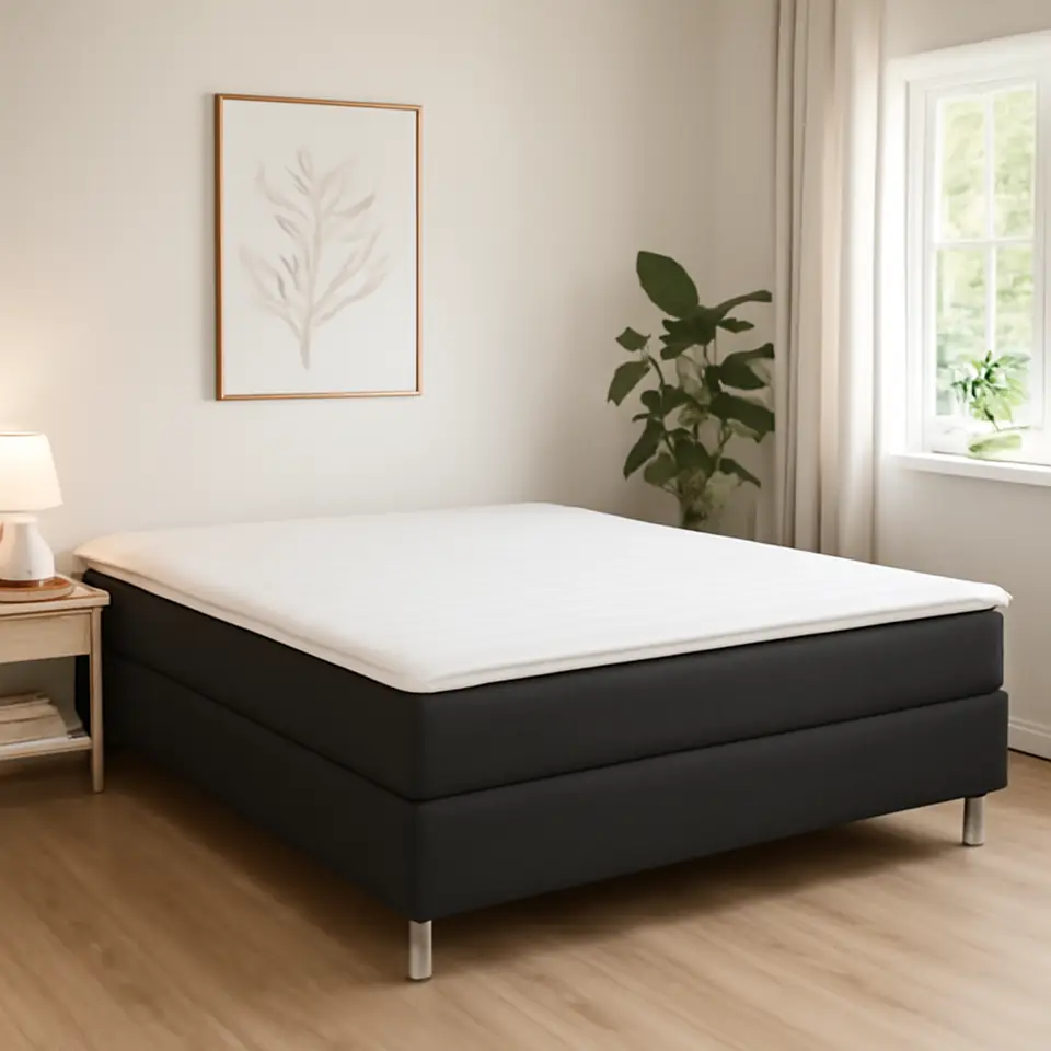 Møbelmontering Kontinentalseng 180x200cm TYSSA PC60 purskum sort-08 | Professionel Møbelmontør