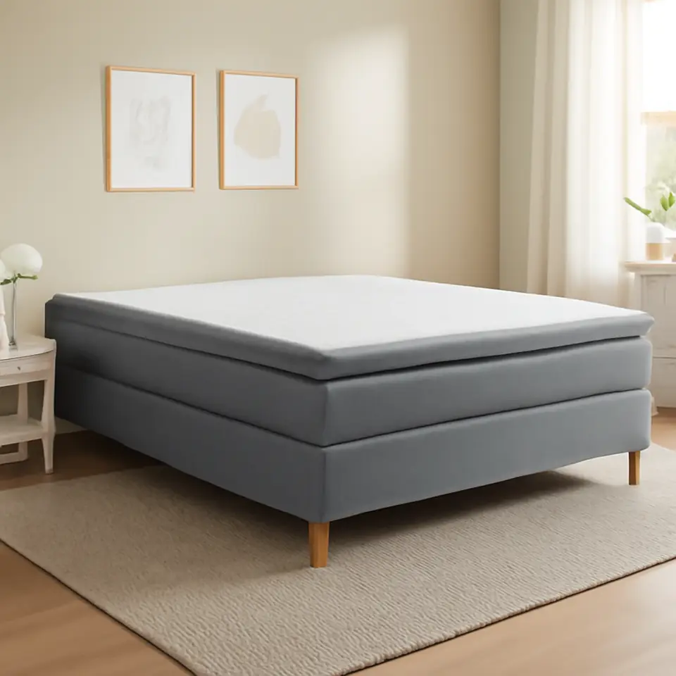Møbelmontering Kontinentalseng 180x200cm SOKNA GC35 grå-27 MEMORY | Professionel Møbelmontør