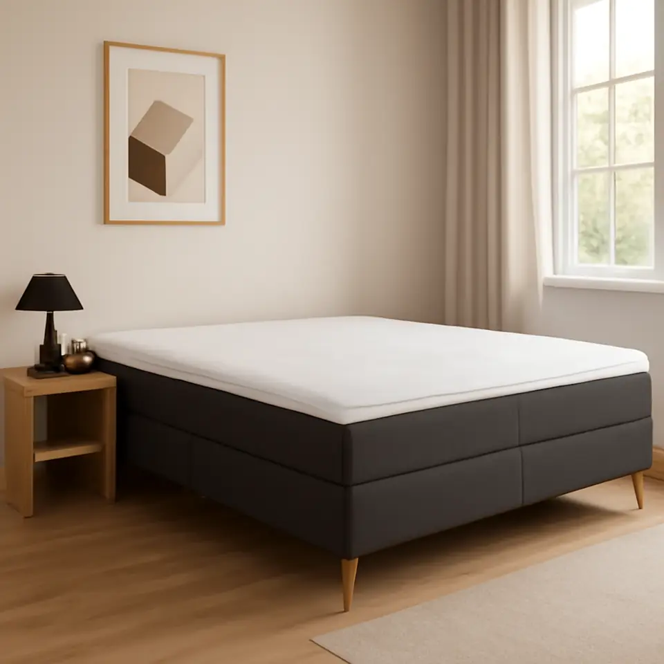 Møbelmontering Kontinentalseng 180x200cm DUNLOPILLO ENA C300 grå-54 | Få et tilbud i dag