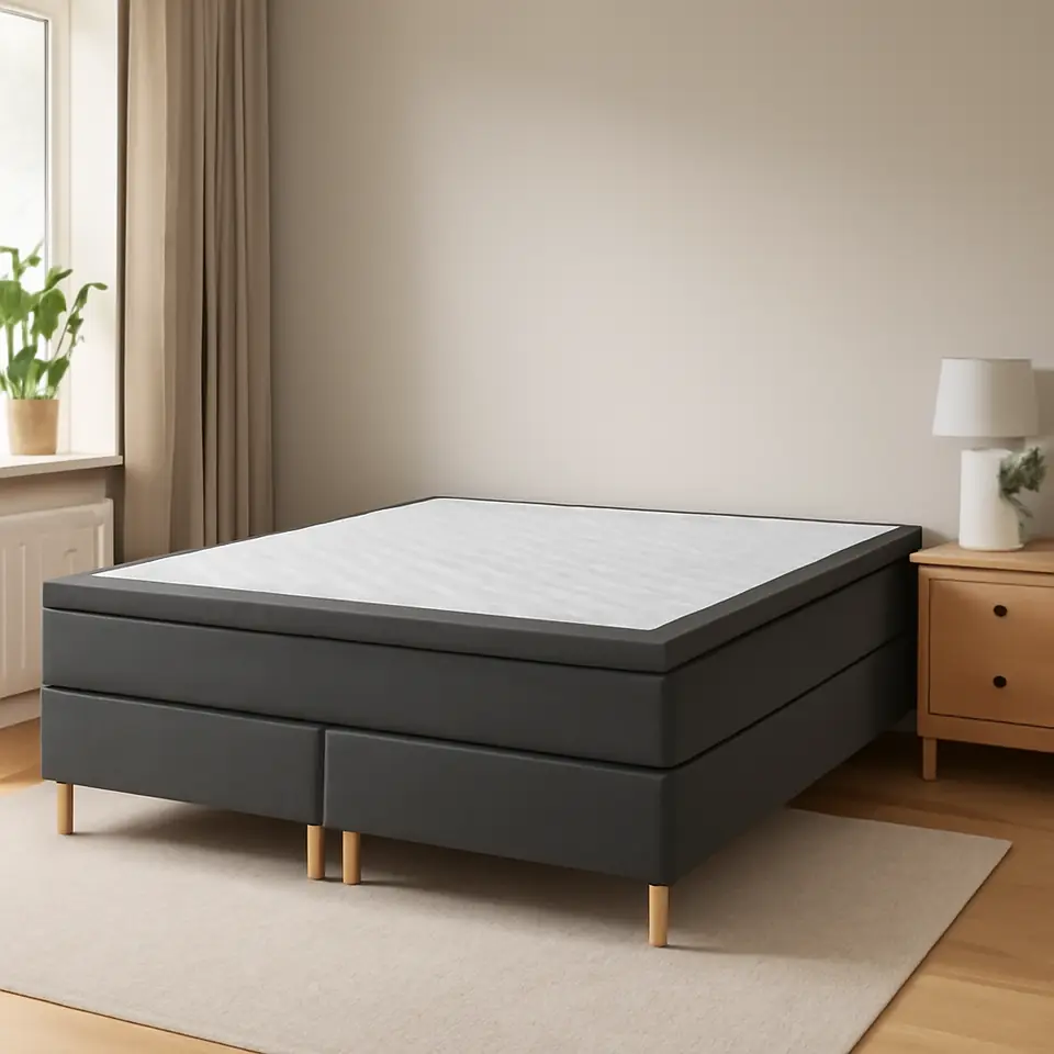 Møbelmontering Kontinentalseng 180x200cm HEMLA GC75 grå-40 LATEX | Billig & Hurtig i København