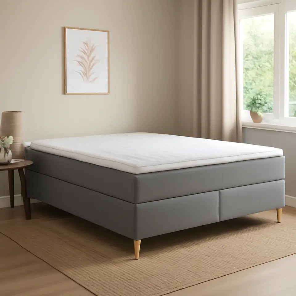 Møbelmontering Kontinentalseng 180x200cm LYGNA GC30 grå-23 DREAMZONE | Få et tilbud i dag