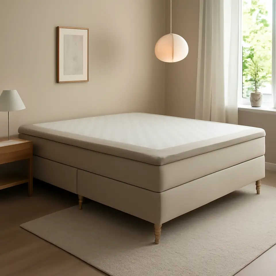 Møbelmontering Kontinentalseng 180x200cm HEMLA GC75 sand-91 MEMORY | Fast Pris i Storkøbenhavn