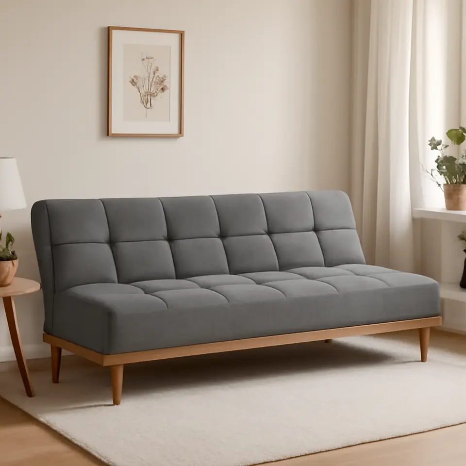 Møbelmontering Sovesofa NEJEDE lysegråt stof | Billig & Hurtig i København
