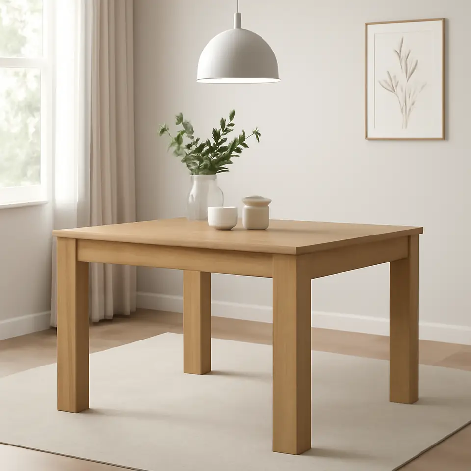 Møbelmontering Spisebord LINTRUP 90×190/280 vild natur eg | Billig & Hurtig i København