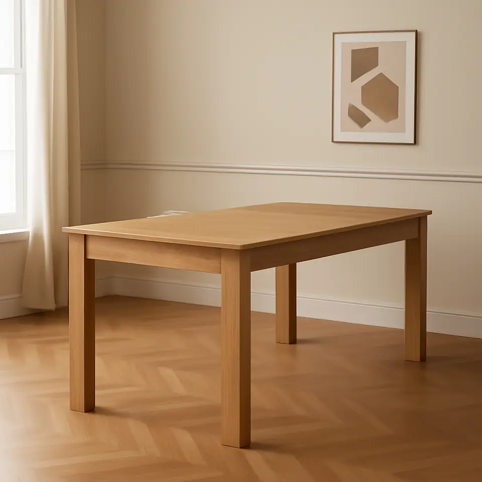 Møbelmontering Spisebord LINTRUP 90×190/280 vild natur eg | Fast Pris i Storkøbenhavn