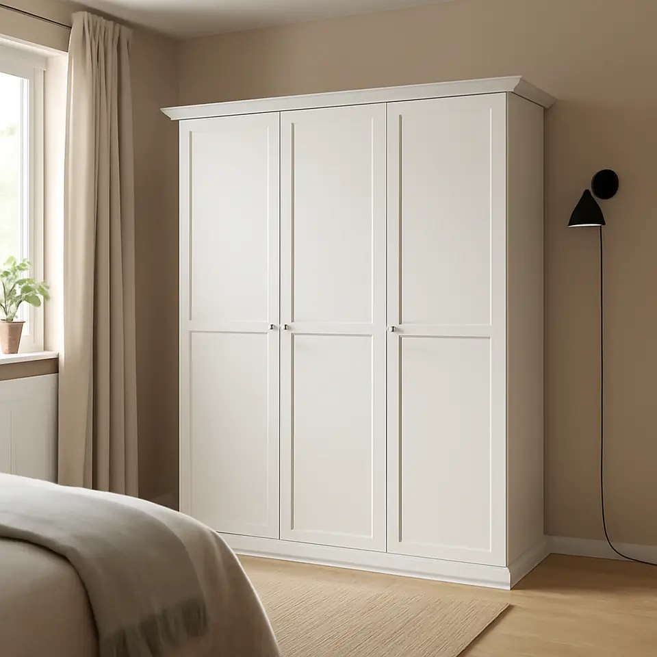 Møbelmontering Garderobeskab FREDENSBORG 140×200 hvid | Samling af Møbler i Rødovre & Kbh