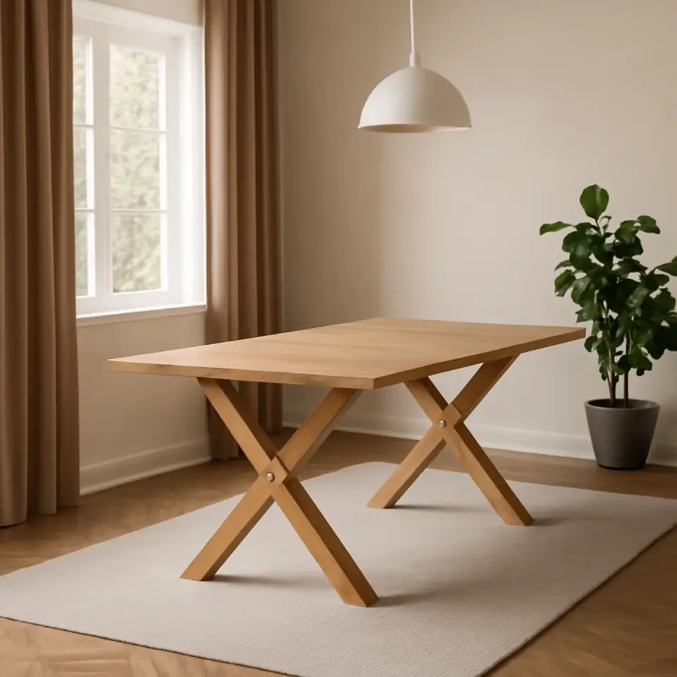 Møbelmontering Spisebord GRIBSKOV 100×180 natur eg | Billig & Hurtig i København