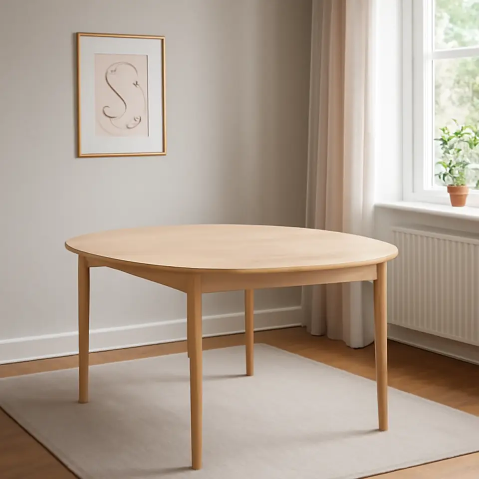 Møbelmontering Spisebord MARSTRAND Ø110/110×200 natur eg | Få et tilbud i dag