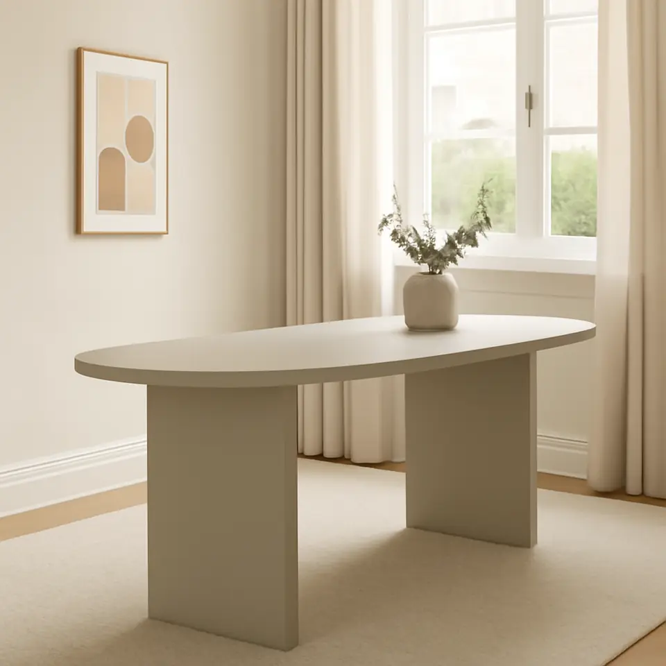 Møbelmontering Spisebord VORDINGBORG 98×198 beige | Fast Pris i Storkøbenhavn