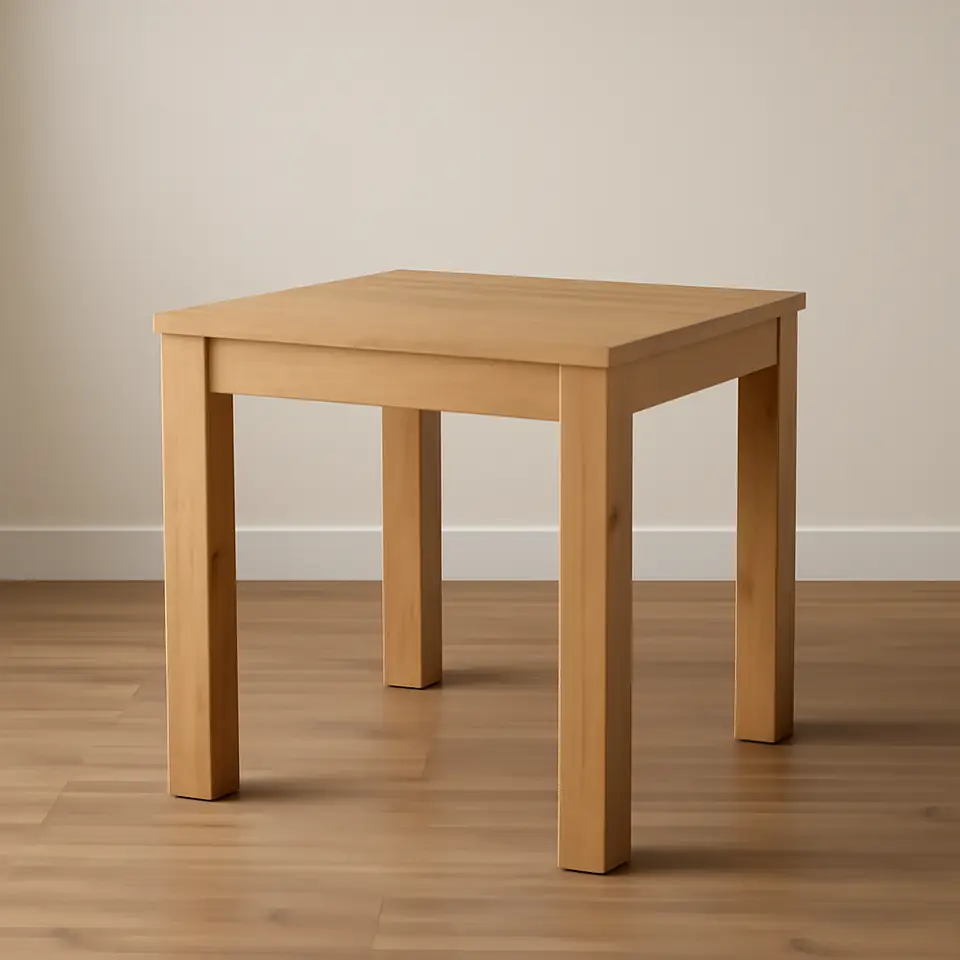 Møbelmontering Spisebord JUNGEN 80×80/160 varm egefarve | Billig & Hurtig i København