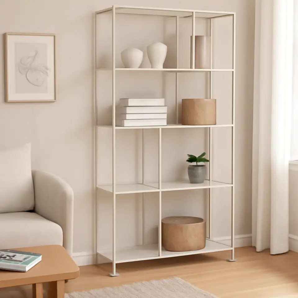 Møbelmontering Reol RUDERSDAL 7 hylder beige | Billig & Hurtig i København