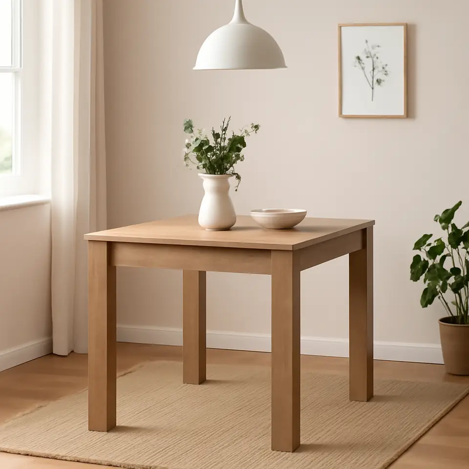 Møbelmontering Spisebord VEDDE 80×120 vild eg farve | Billig & Hurtig i København