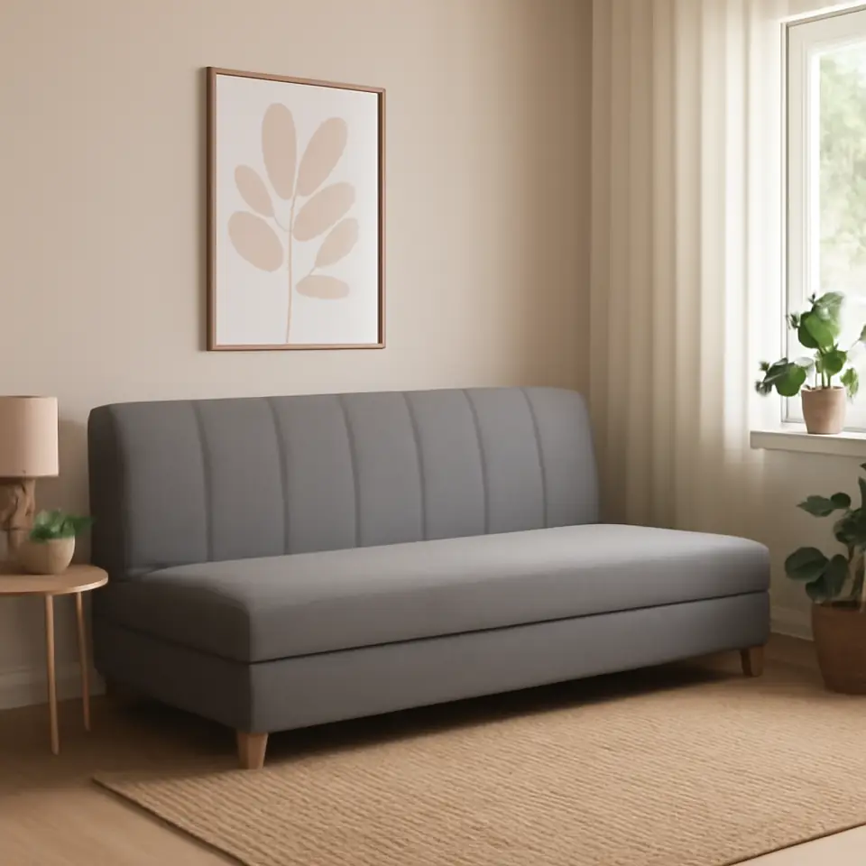 Møbelmontering Sovesofa ILDVED beige stof | Få et tilbud i dag