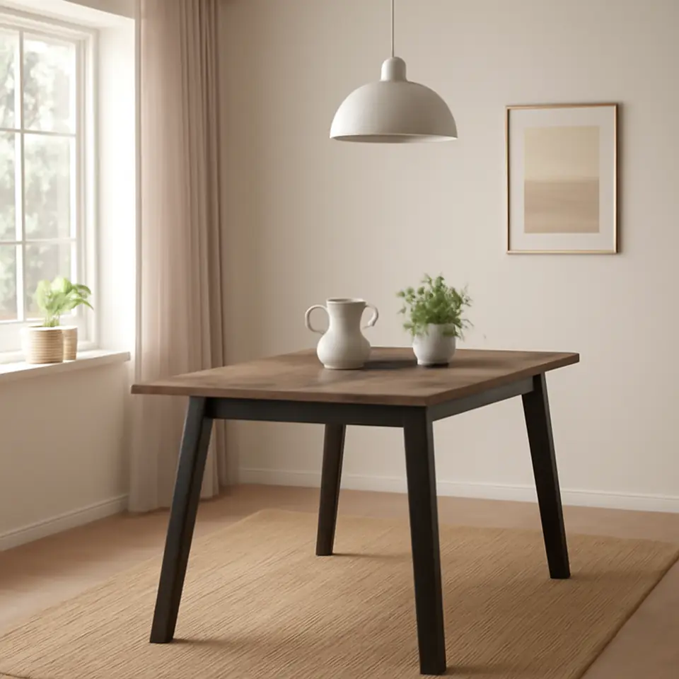 Møbelmontering Spisebord SKOVLUNDE 90×160 mørk eg | Samling af Møbler i Rødovre & Kbh