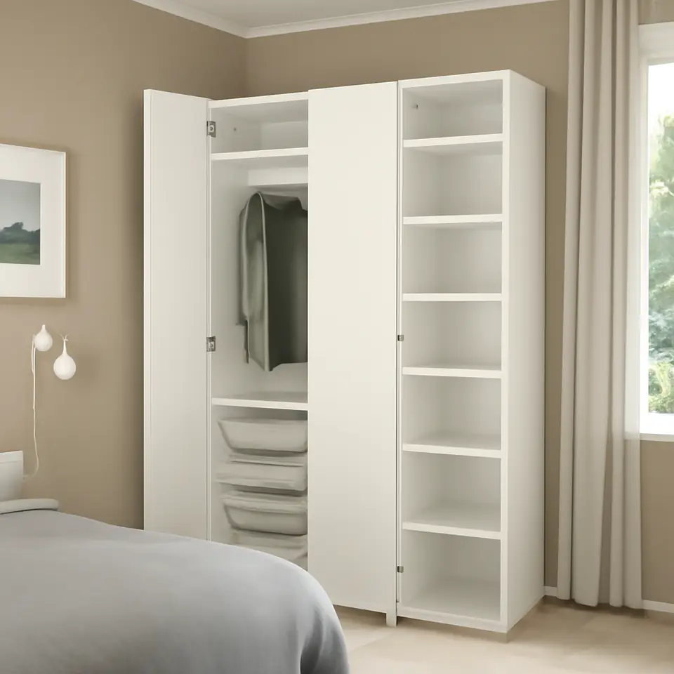 Møbelmontering PAX / FORSAND Garderobeskab, hvid/hvid, 150x60x236 cm | Samling af Møbler i Rødovre & Kbh