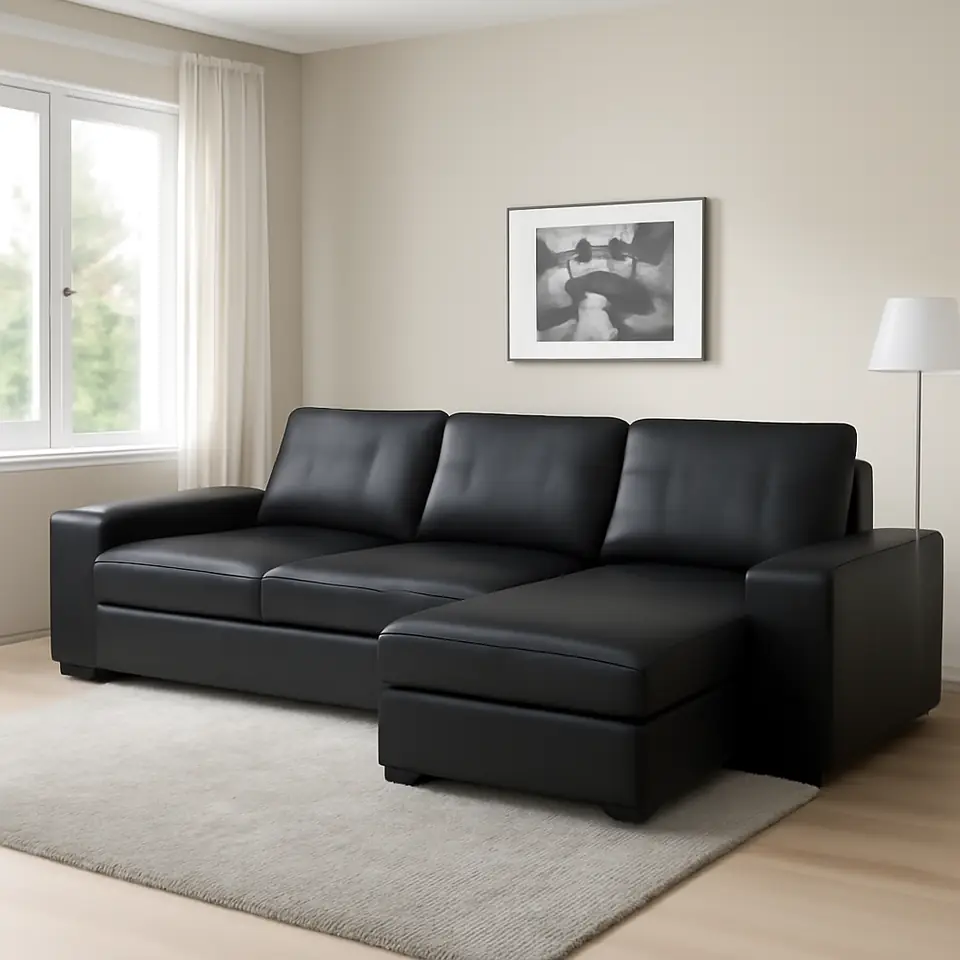 Møbelmontering KIVIK 4-pers. sofa, med chaiselong/Grann/Bomstad sort | Billig & Hurtig i København