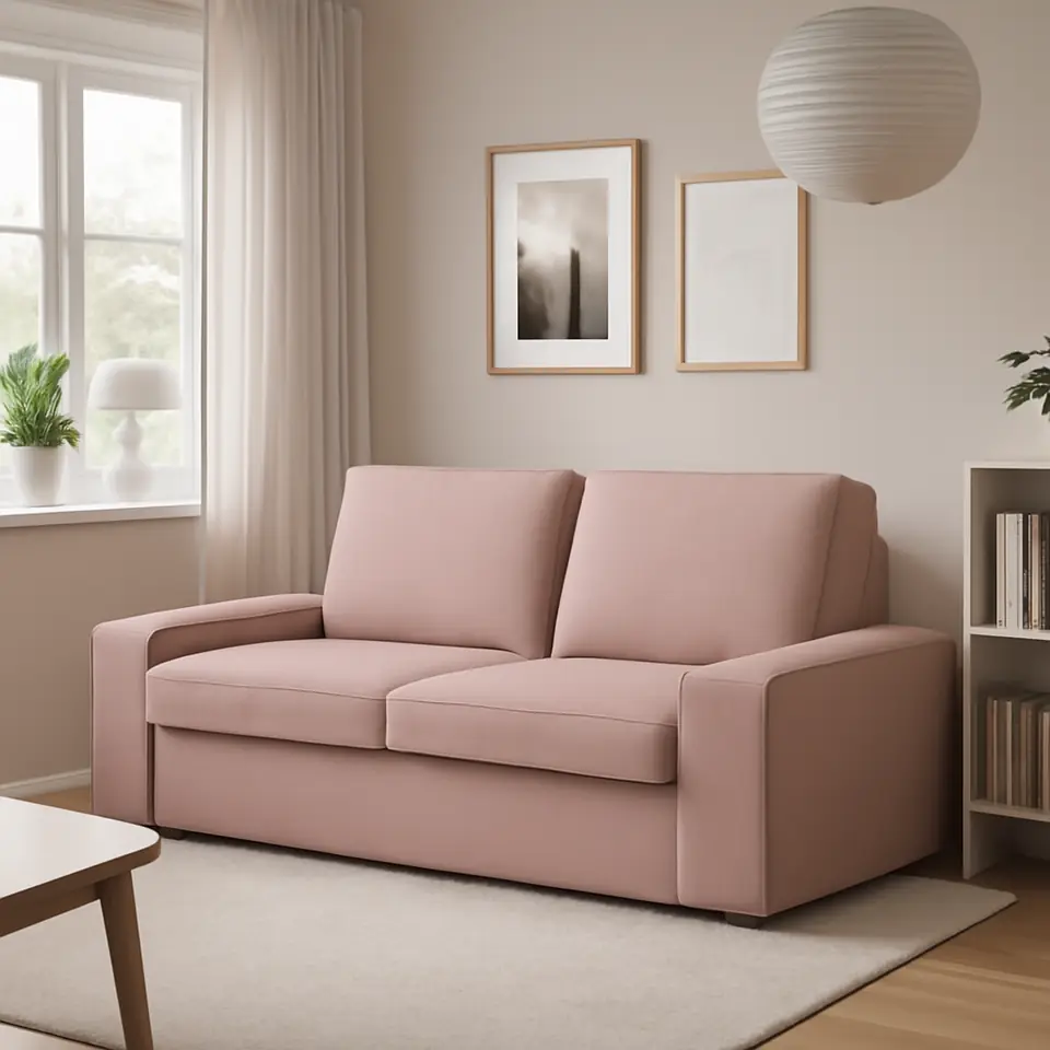 Møbelmontering KIVIK 2-pers. sofa, Gunnared lyserød | Samling af Møbler i Rødovre & Kbh