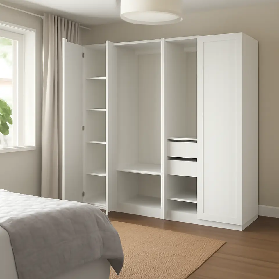 Møbelmontering PAX / GULLABERG Garderobekombination, hvid/hvid, 200x60x201 cm | Samling af Møbler i Rødovre & Kbh