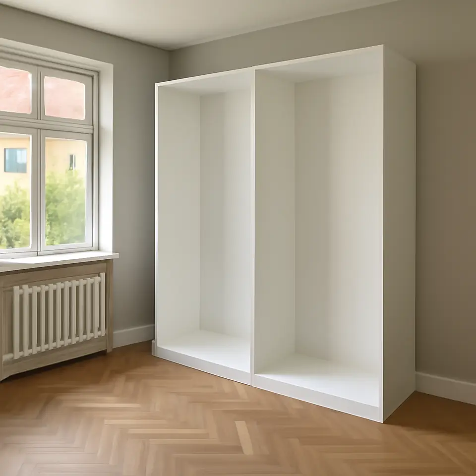 Møbelmontering PAX 2 garderobestel, hvid, 200x58x236 cm | Samling af Møbler i Rødovre & Kbh