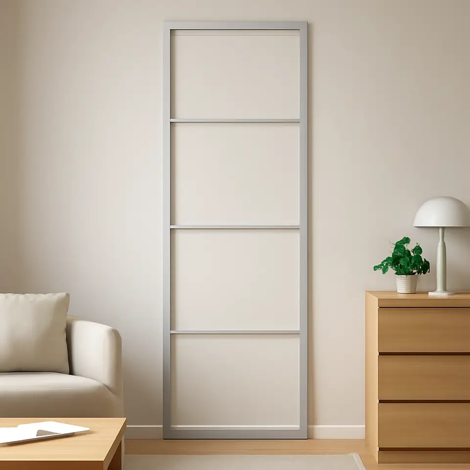 Møbelmontering SKYTTA Ramme til skydedør, aluminium, 77×231 cm | Samling af Møbler i Rødovre & Kbh