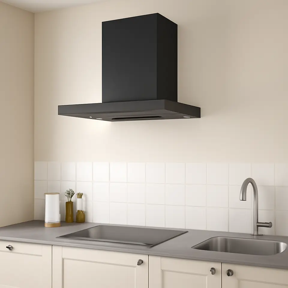 Møbelmontering VIGGBO Vægmonteret emhætte, IKEA 300 sort, 52 cm | Samling af Møbler i Rødovre & Kbh