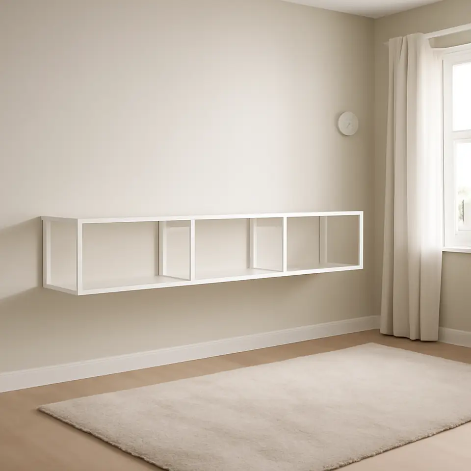 Møbelmontering PLATSA Vægopbevaring, hvid, 240x40x40 cm | Få et tilbud i dag